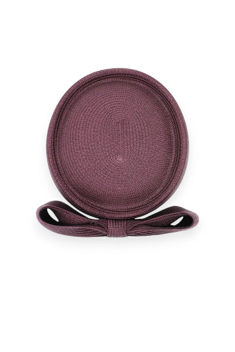 Tara Racewear Pillbox Hat | Dark Cherry