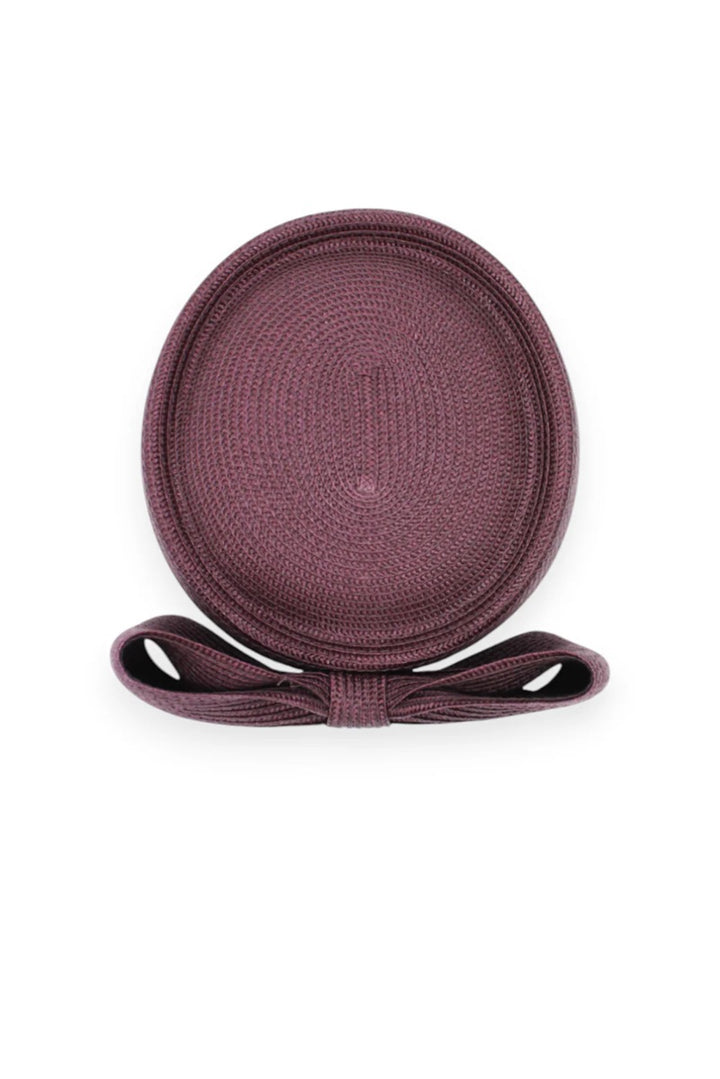 Tara Racewear Pillbox Hat | Dark Cherry