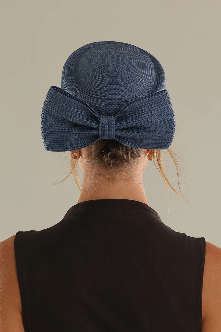 Tara Racwear Pillbox Hat | Navy