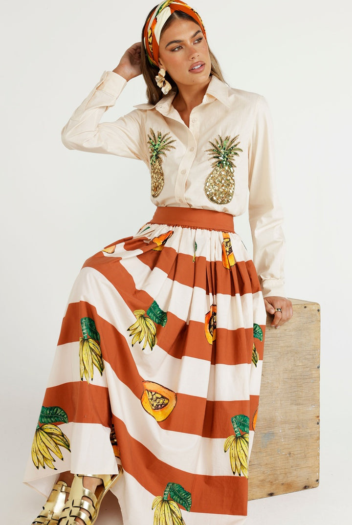 The Papaya Riviera Skirt
