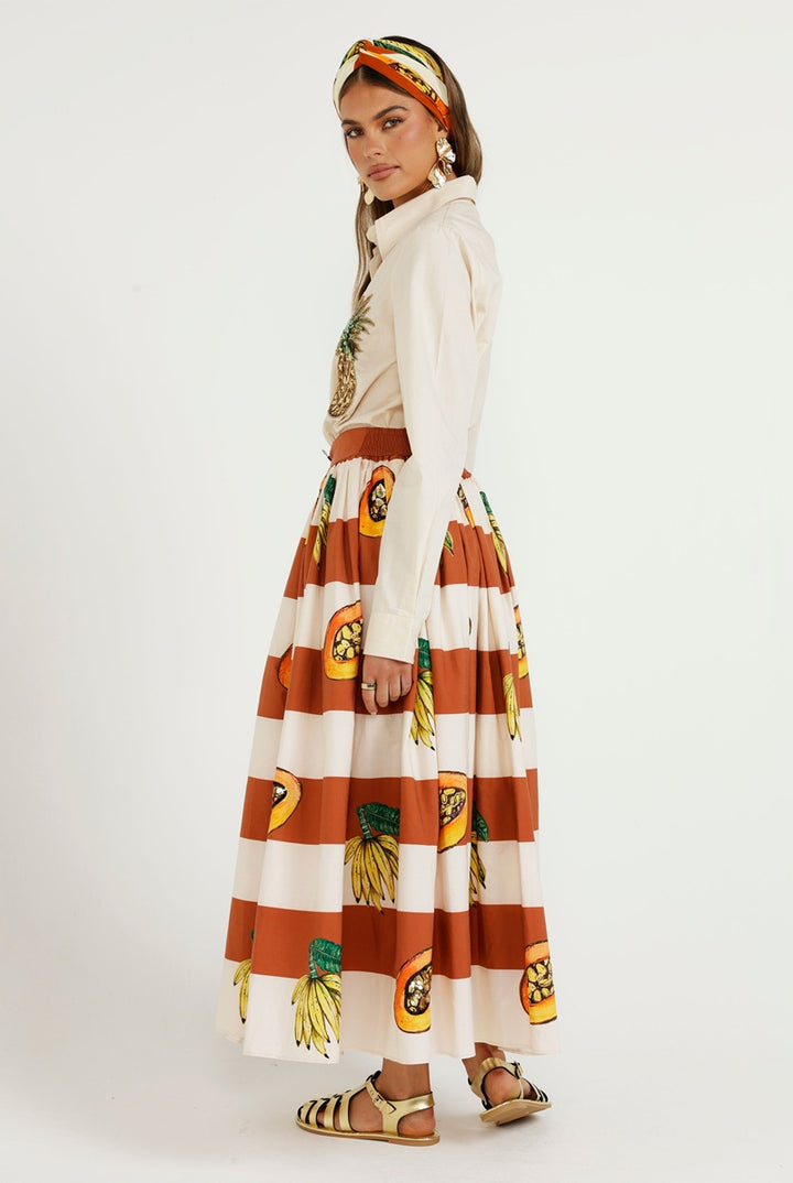 The Papaya Riviera Skirt