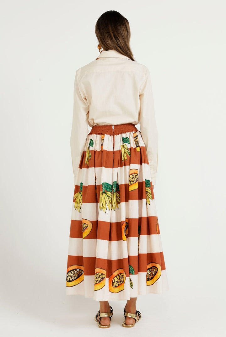 The Papaya Riviera Skirt