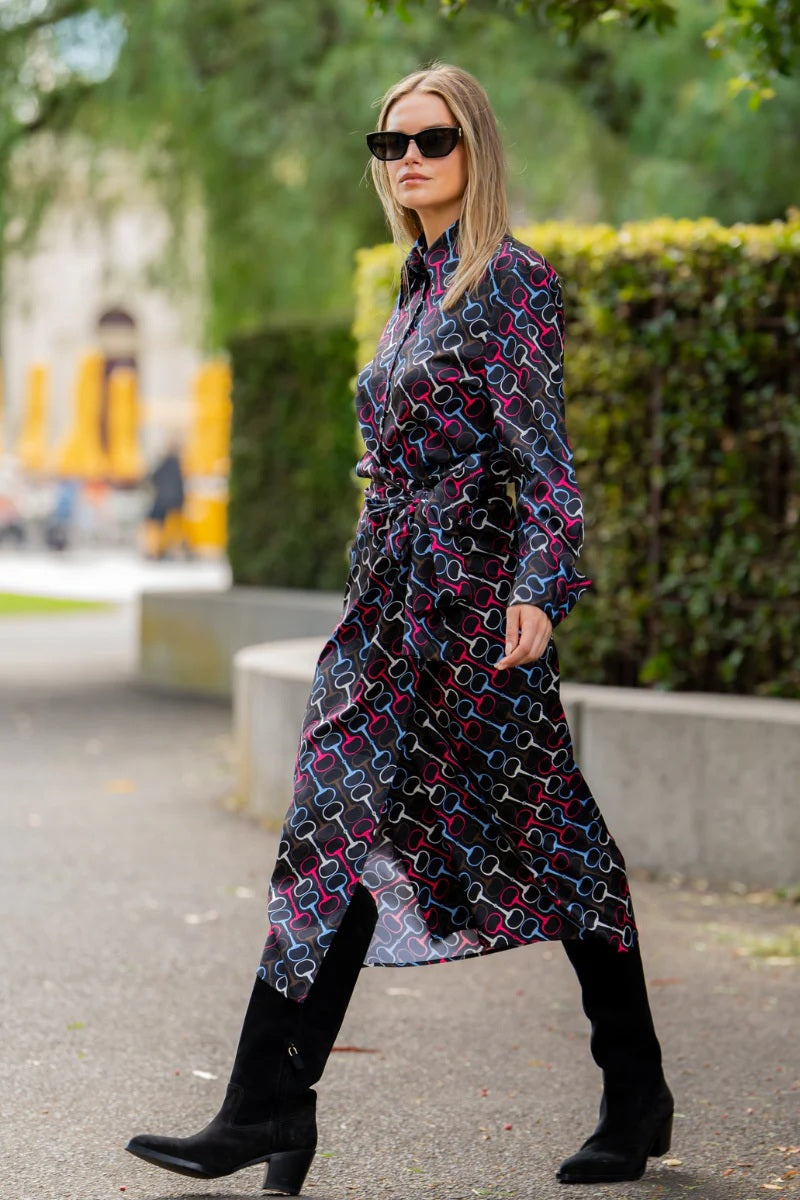 The Talita Shirtdress | Snaffle Print