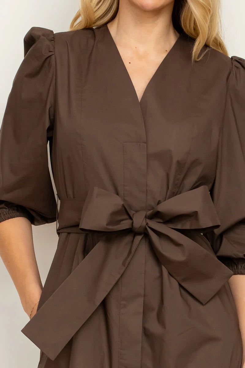 The Verity Dress | Chocolate