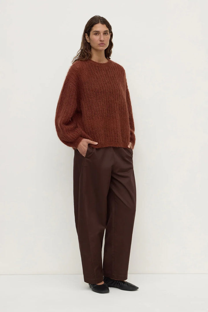 Tulsa Mohair Knit | Burnt Amber