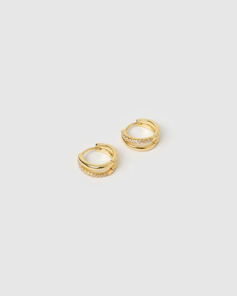 Winnie Gold Huggies Earrings