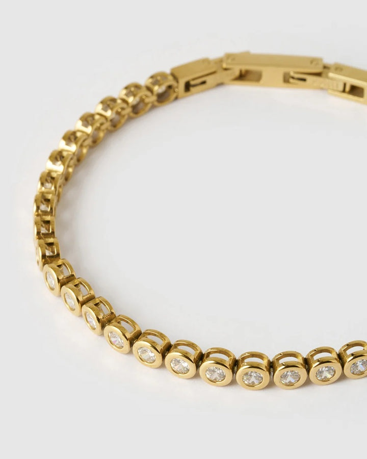 Winona Gold Bracelet | Stone