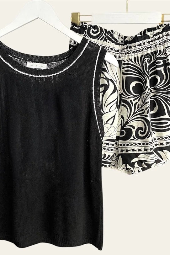 Phoebe Short | Black Print