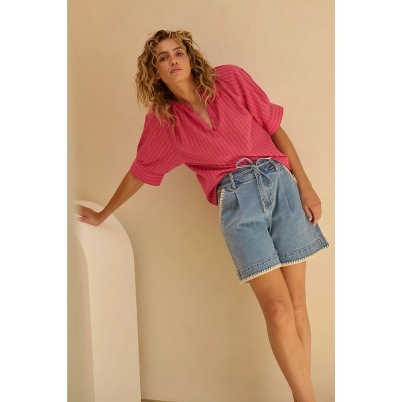 Abigail Short | 70’s Blue - Bottoms