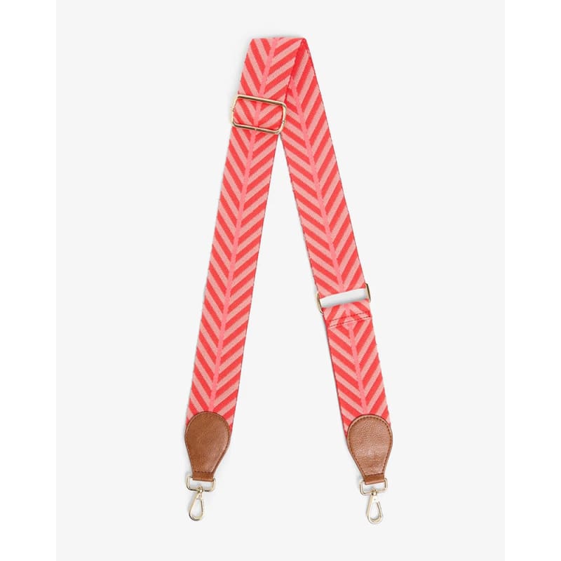 Accent Strap Tan | Coral & Red - Accessories