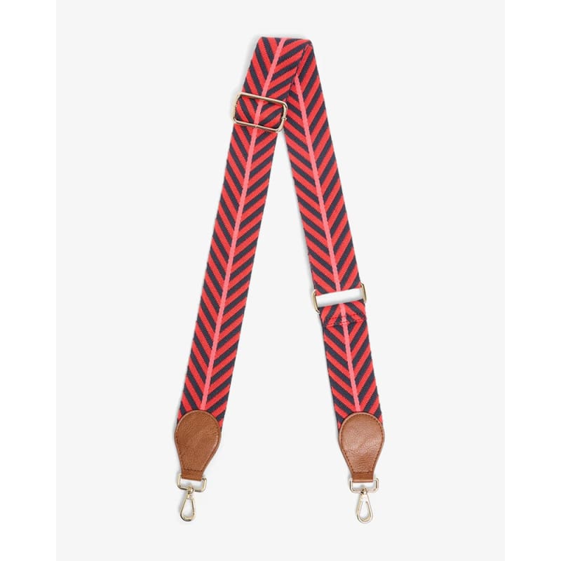 Accent Strap Tan Pebble | Red & Navy Chevron - Accessories