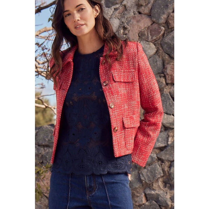 Adjoin Jacket | Fire Boucle - Jackets