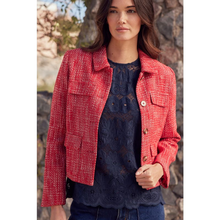 Adjoin Jacket | Fire Boucle - Jackets