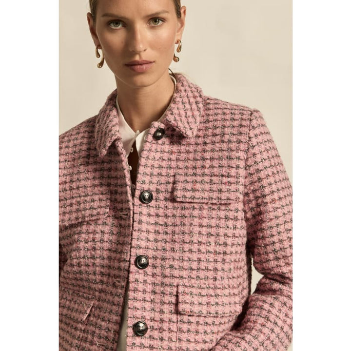 Adjoin Jacket | Rose Boucle - Jackets