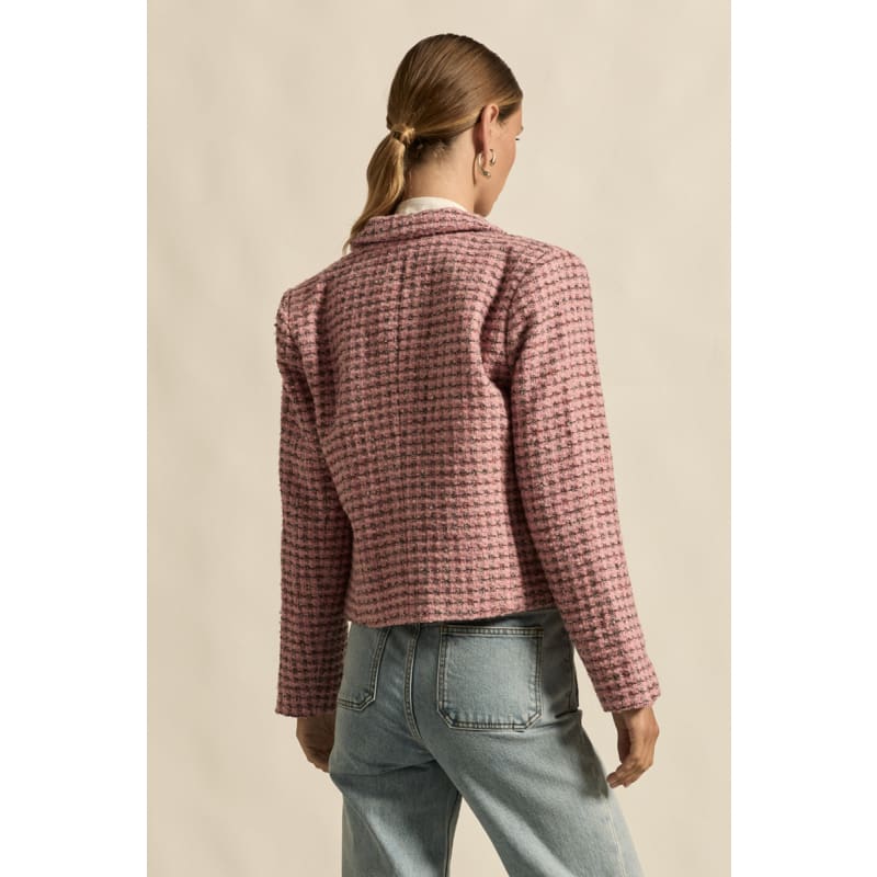 Adjoin Jacket | Rose Boucle - Jackets