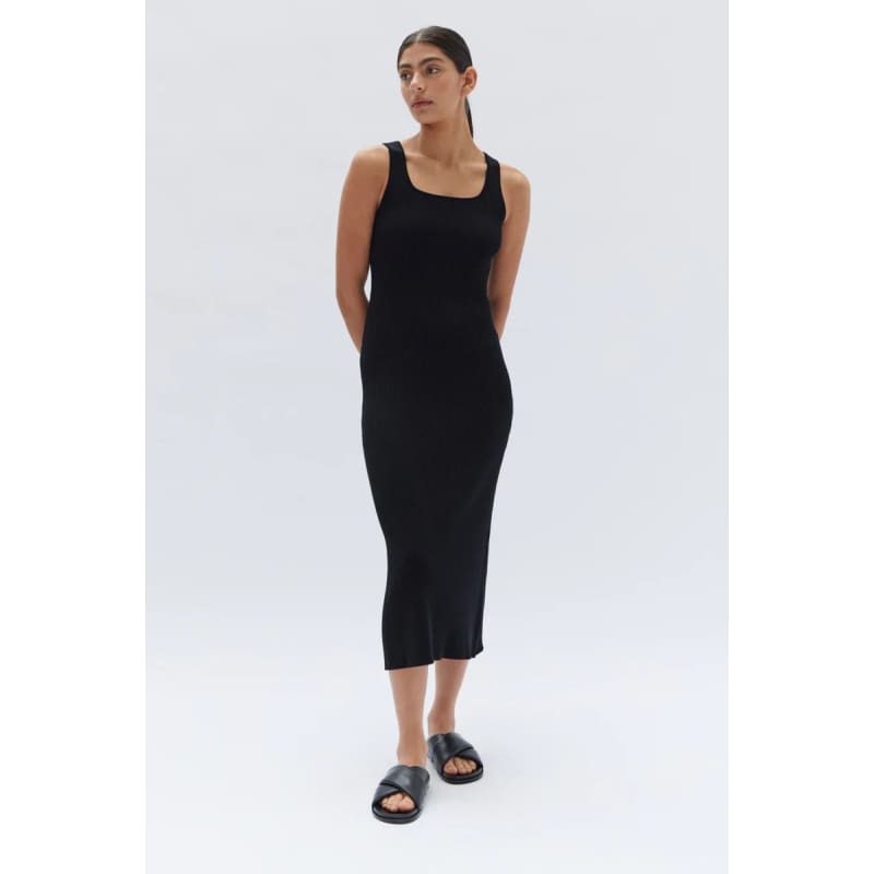 Adrianna Knit Dress | Black - Dress