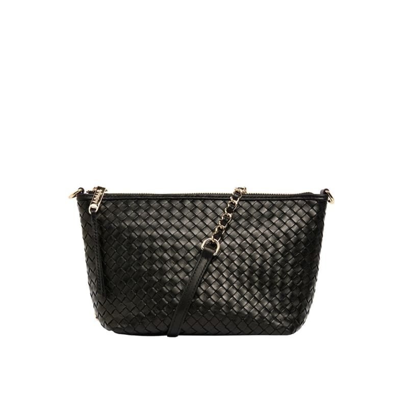 Agnes Bag | Black Weave - Accessories