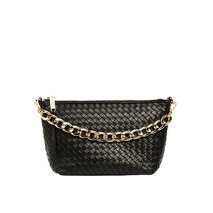 Agnes Bag | Black Weave - Accessories