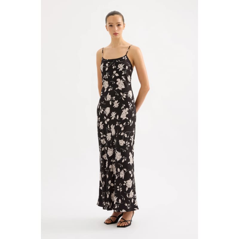 Alba Cupro Maxi Slip Dress - Dress