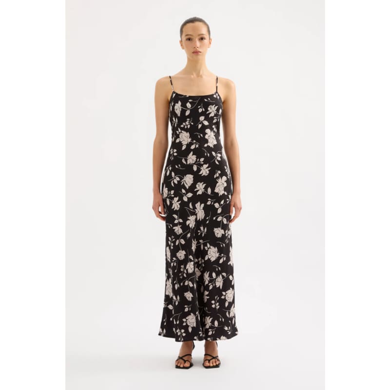 Alba Cupro Maxi Slip Dress - Dress