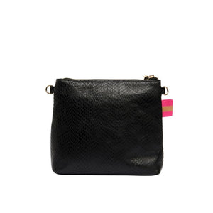 Alexis Crossbody | Black Snake - Accessories