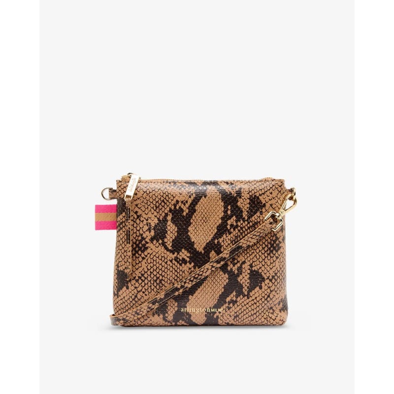 Alexis Crossbody | Caramel Python - Accessories