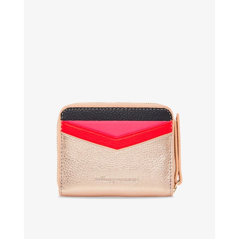 Alexis Zip Purse - Rose Gold Multi - General