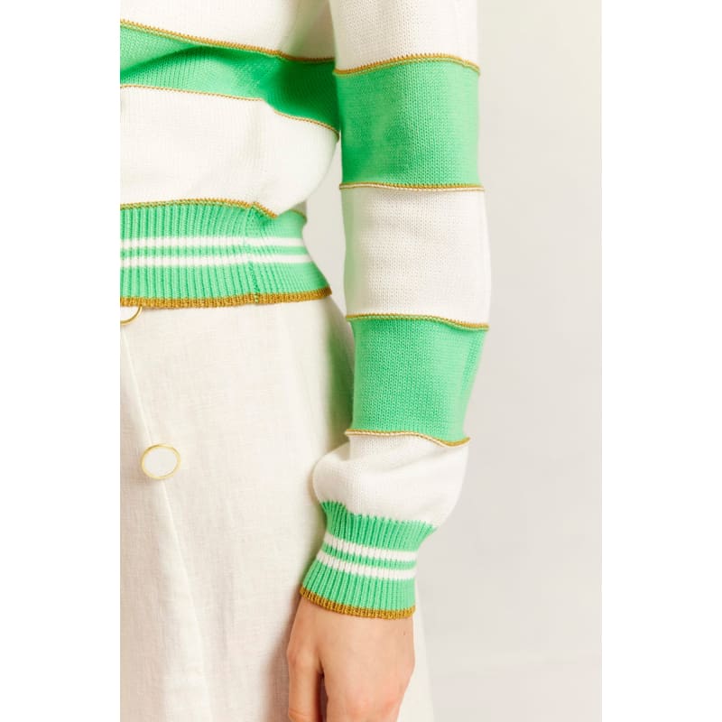 Amalfi Polo Sweater | Meadow - Tops