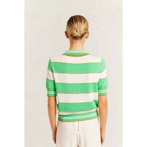 Amalfi Polo Top | Meadow - Tops