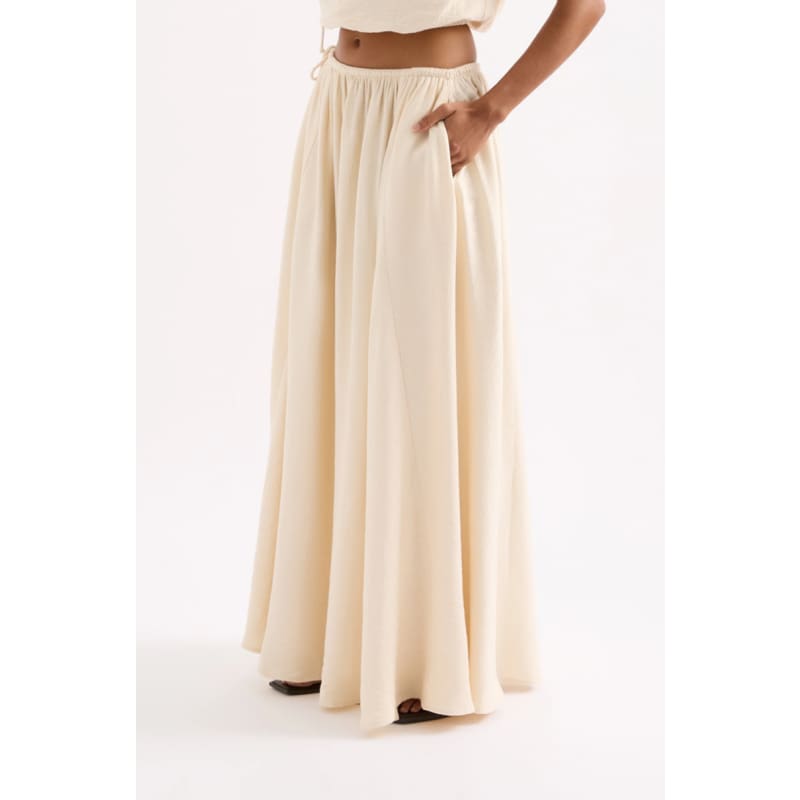 Ambrose Maxi Skirt | Milk - Bottoms