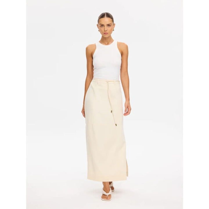 Amelia Maxi Skirt | Cream - Bottoms