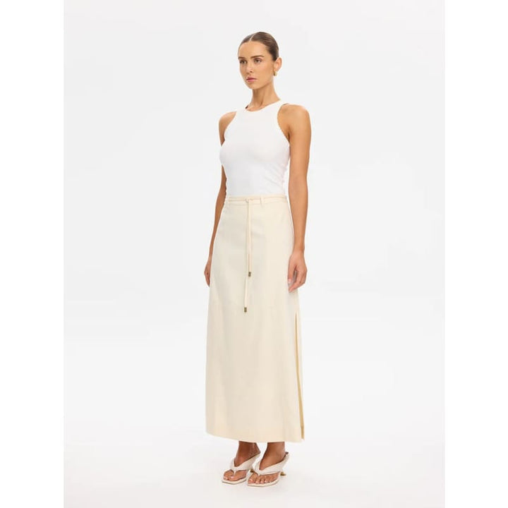 Amelia Maxi Skirt | Cream - Bottoms