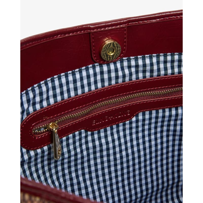 Arcadia Tote | Burgundy Weave - Accessories