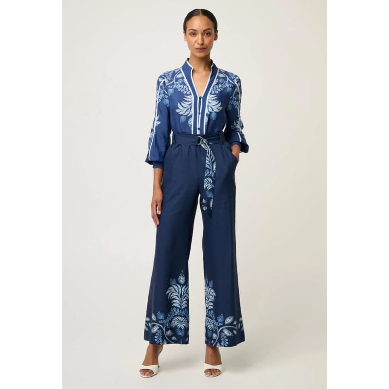 Asher Viscose Faille Shirt | Moonlit Batik - Tops