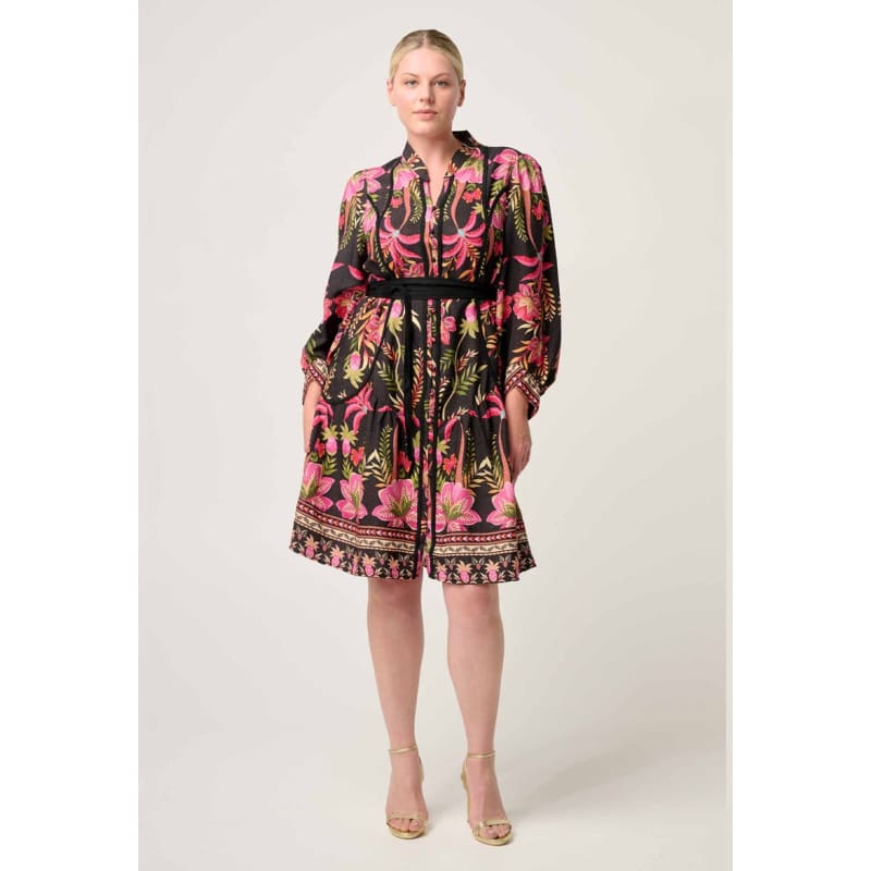 Aurelia Viscose Lace Dress | Anthos Lotos - Dress