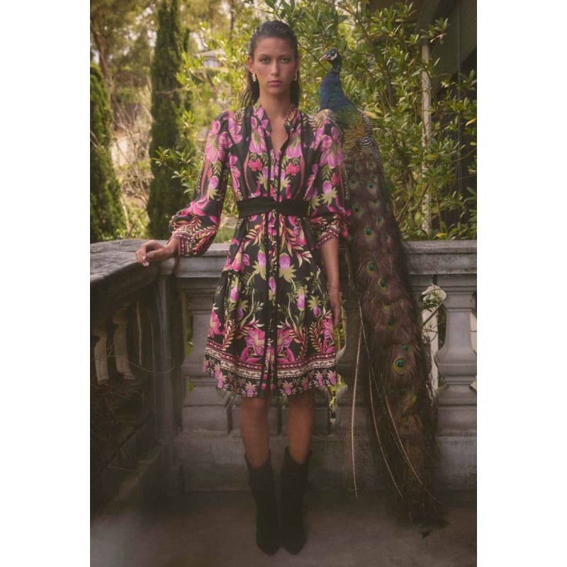 Aurelia Viscose Lace Dress | Anthos Lotos - Dress