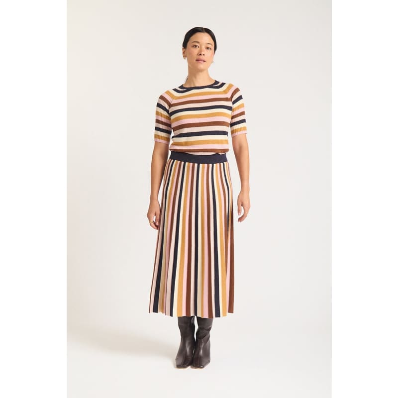 Avenue Skirt | Nutmeg - Bottoms