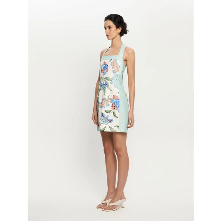 Azure Halter Mini Dress - Dress