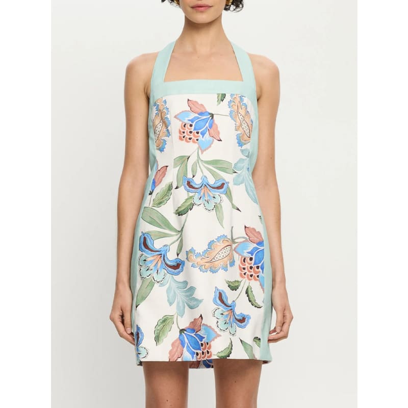 Azure Halter Mini Dress - Dress