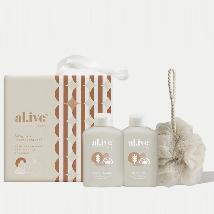 Baby Care Travel Ornament | Calming Oatmeal