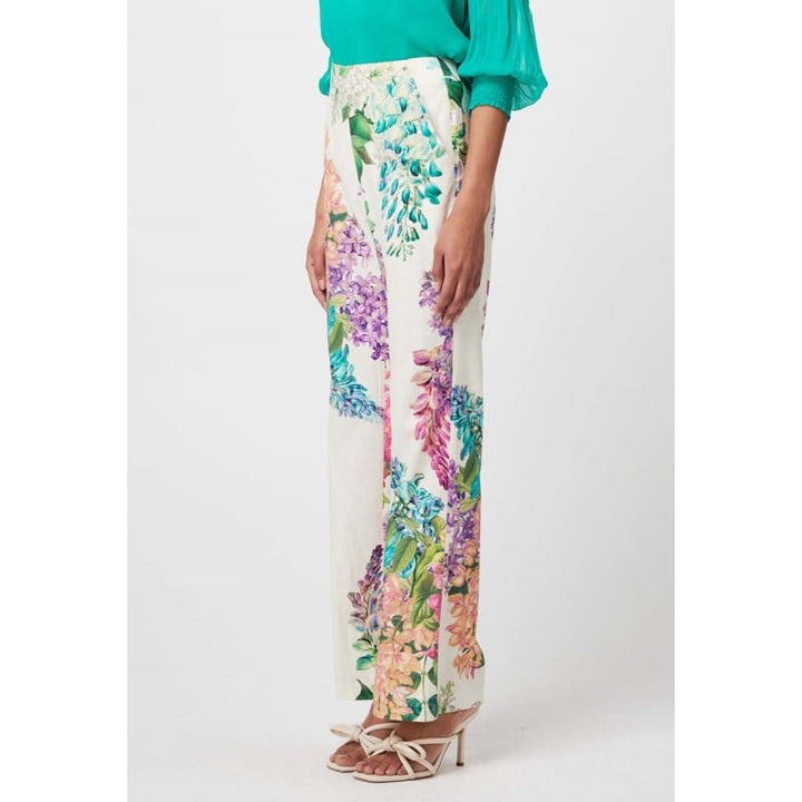 Bahia Linen Viscose Pant | Wisteria Alba - Bottoms