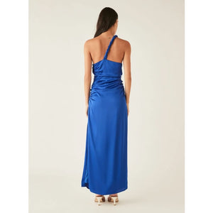 Balmy One Shoulder Dress | Ocean Blue - Dress