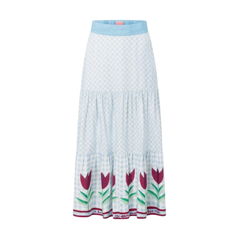 Barcelona Tiered Maxi Skirt - Bottoms