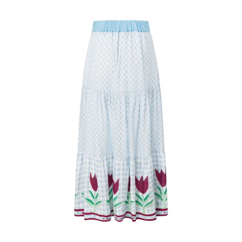 Barcelona Tiered Maxi Skirt - Bottoms
