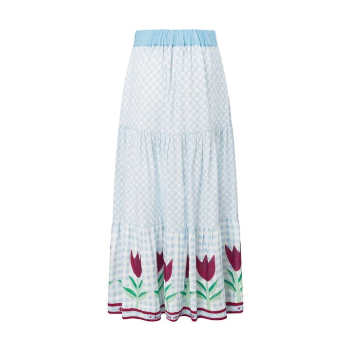 Barcelona Tiered Maxi Skirt - Bottoms