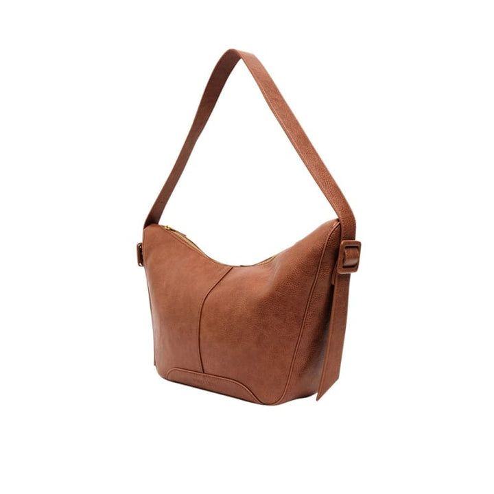 Barton Shoulder Bag | Tan Pebble - Accessories