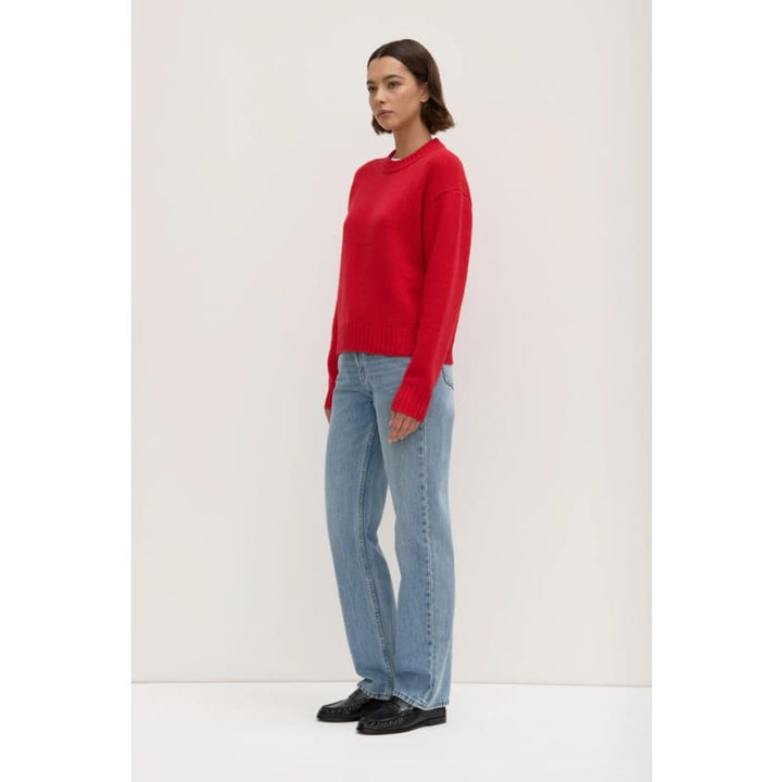Beau Wool Merino Knit | Goji - Knitwear