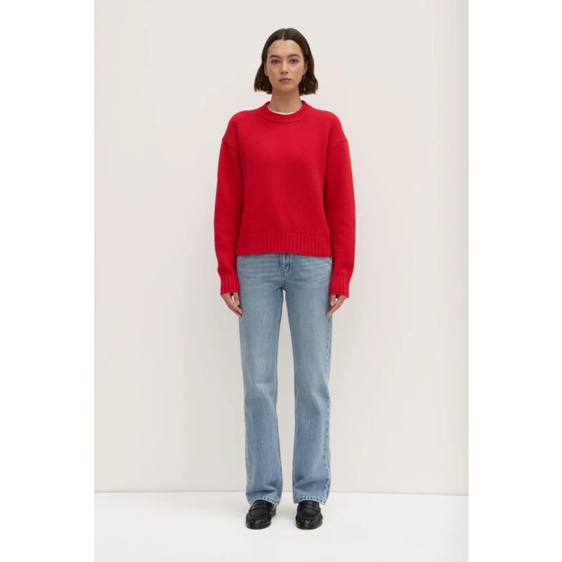 Beau Wool Merino Knit | Goji - Knitwear