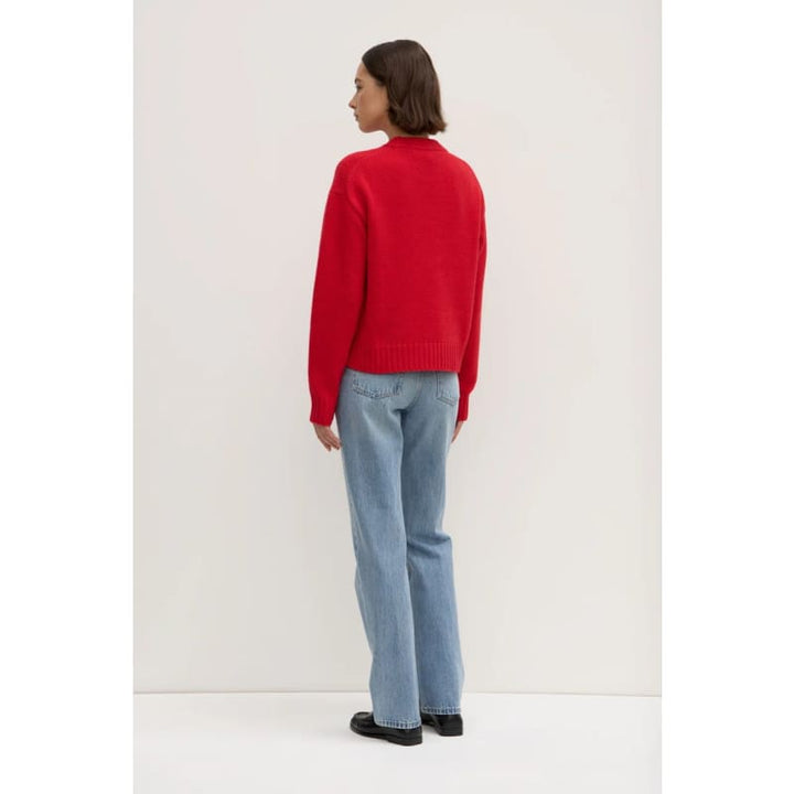 Beau Wool Merino Knit | Goji - Knitwear