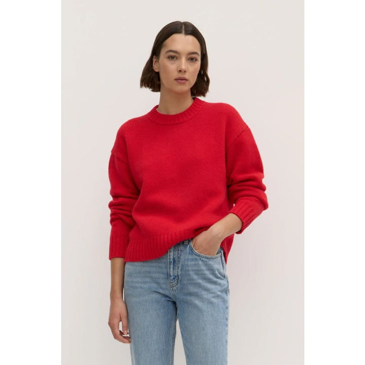 Beau Wool Merino Knit | Goji - Knitwear